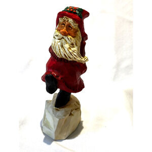 9" David Frykman Santa Claus Figurine - Oh The Joy! Christmas 1994 collectible